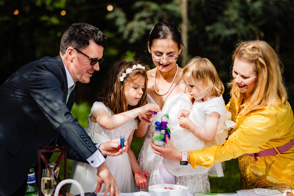 Family Sand ceremony