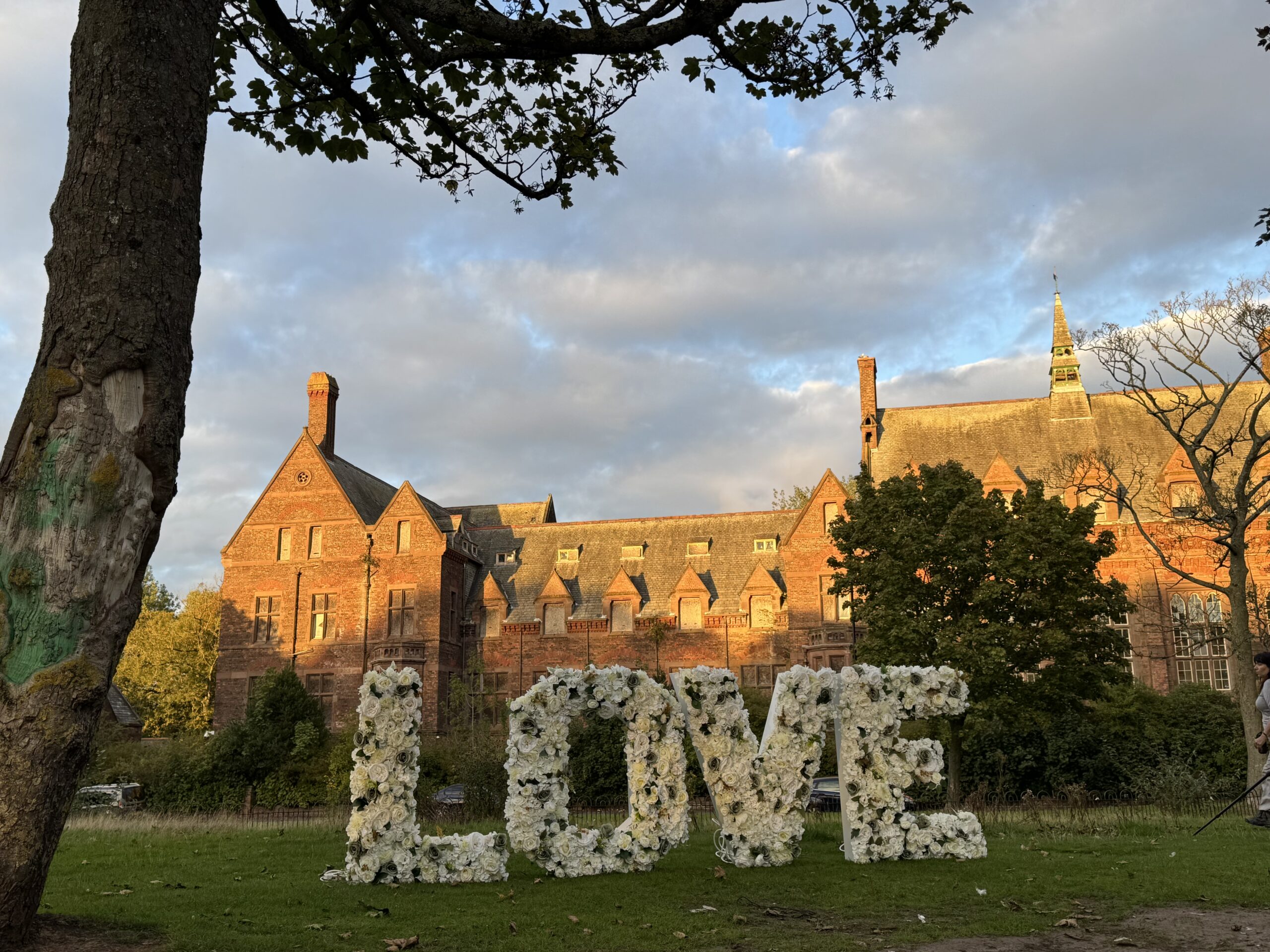 Love letters floral insert Love letters floral insert